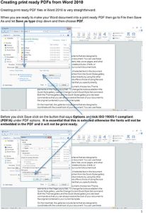 Creating print ready PDFs in Word 2010