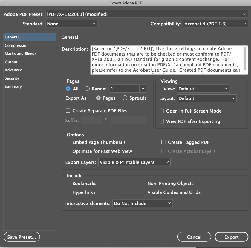Creating print ready PDFs from Adobe InDesign