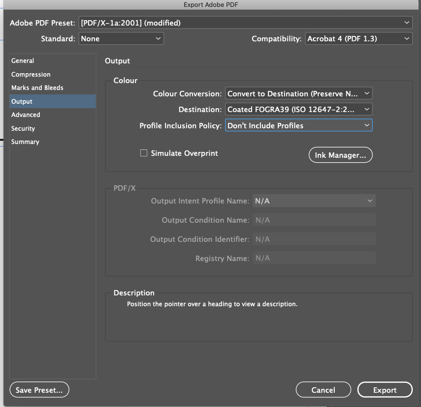 Creating print ready PDFs from Adobe InDesign